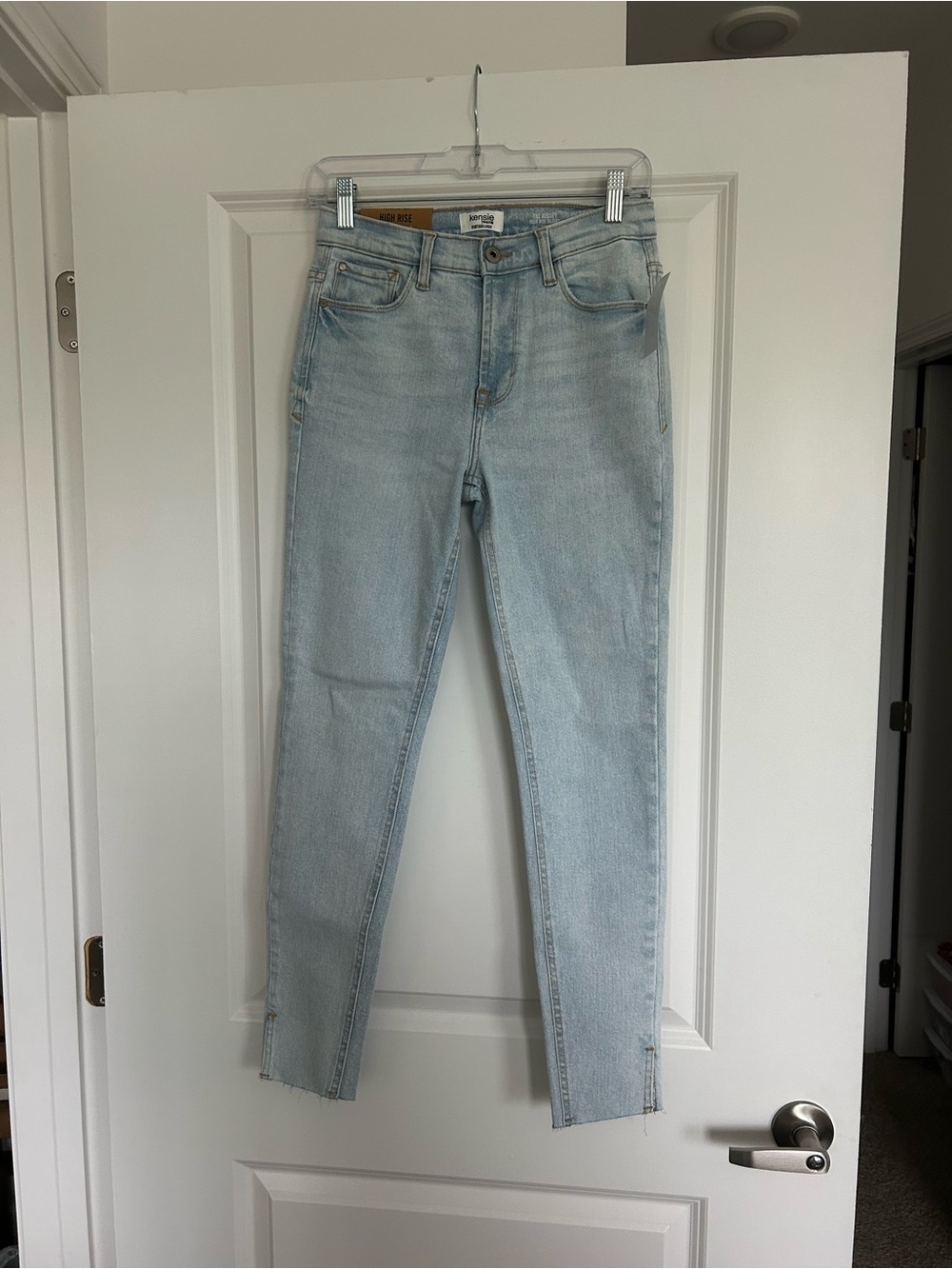 Kensie Light Blue High-Rise Skinny Jeans
